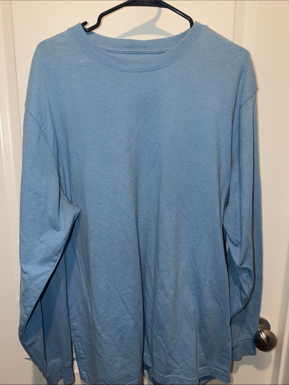 Carhartt Light Blue Long-Sleeve Crewneck Tee
